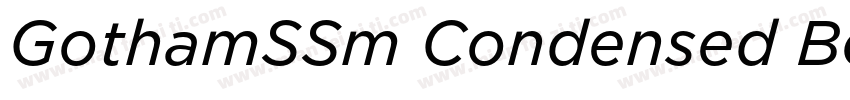 GothamSSm Condensed Book字体转换